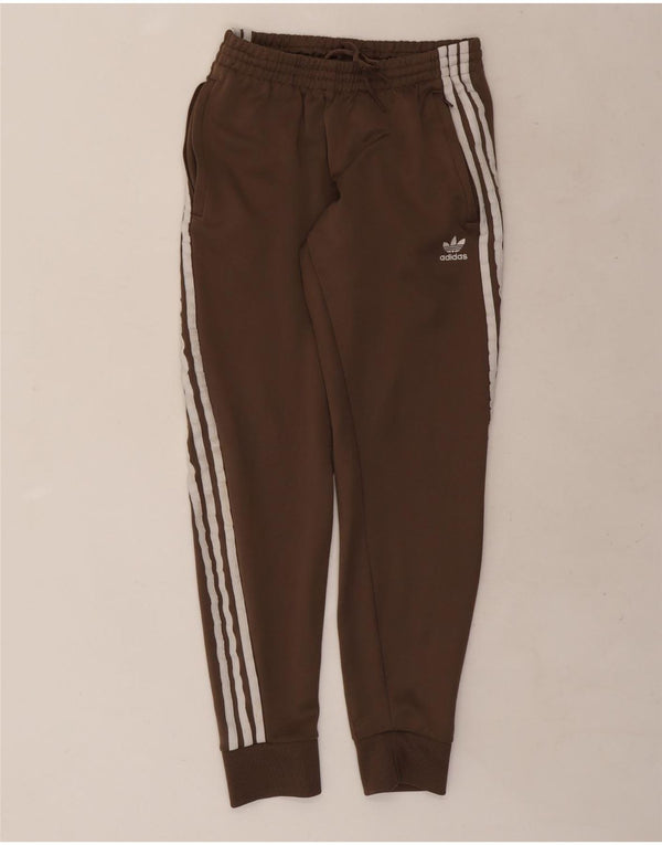 Pantaloni da tuta da donna Adidas Joggers UK 8 Small Marrone