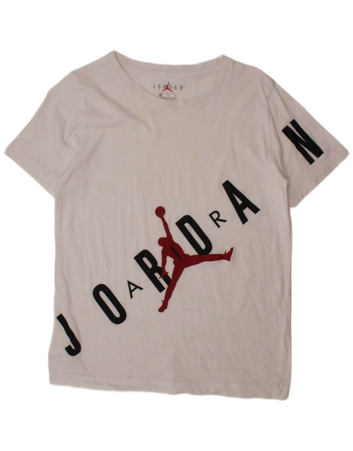 T-shirt grafica JORDAN per ragazzi 10-11 anni, colore bianco medio