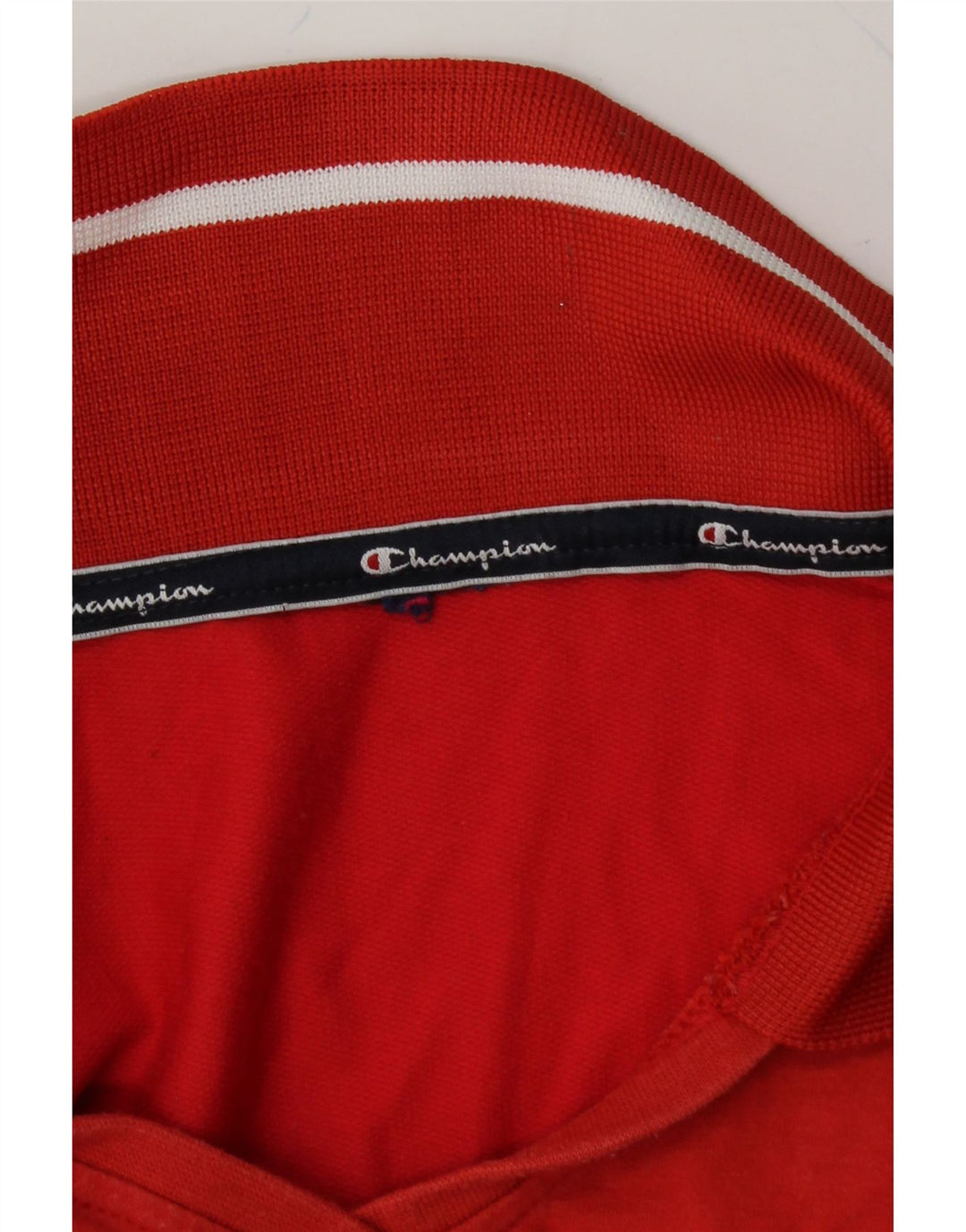 CHAMPION Womens Sleeveless Polo Shirt UK 12 Medium Red Vintage Champion and Second-Hand Champion from Messina Hembry 