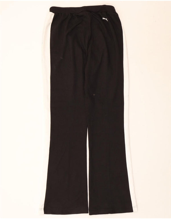 Pantaloni da tuta da donna Puma Flare UK 12 Medium Black Colourblock Cotton