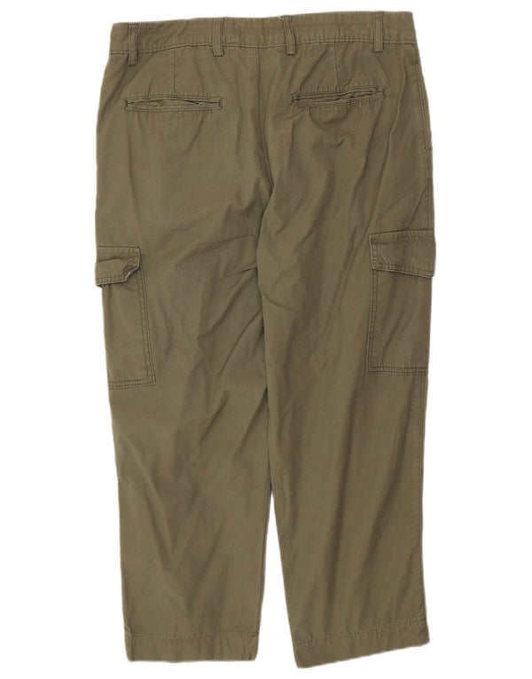 Pantaloni cargo con pegging da uomo Napoli BLU STUDIO IT 50 Large W36 L24 Verde