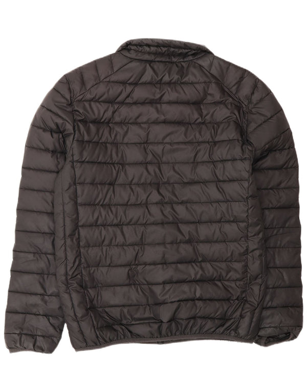 Giacca imbottita grafica da uomo Ellesse UK 40 grande poliestere nero