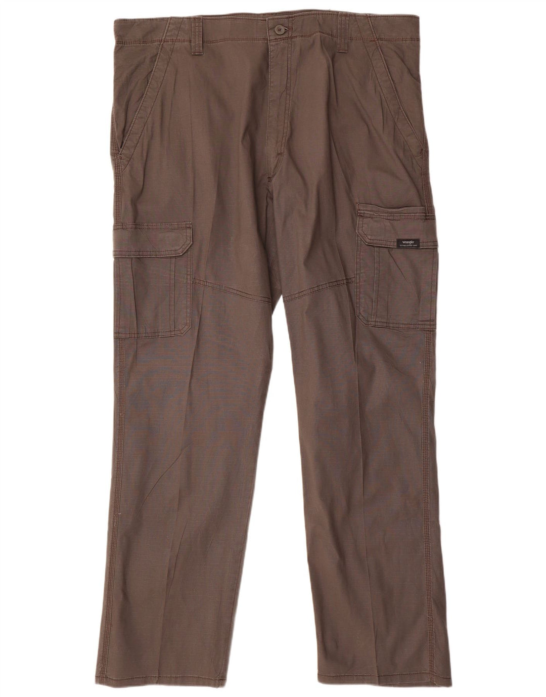 Pantaloni cargo dritti da uomo WRANGLER W42 L32 cotone grigio