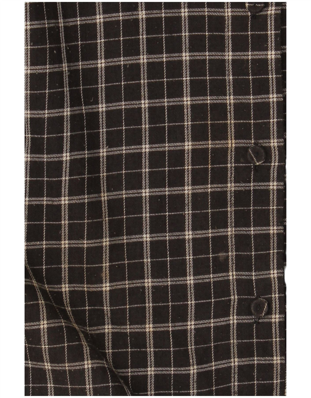 Camicia in flanella da donna Amaranto UK 16 Poliestere a quadri neri grandi