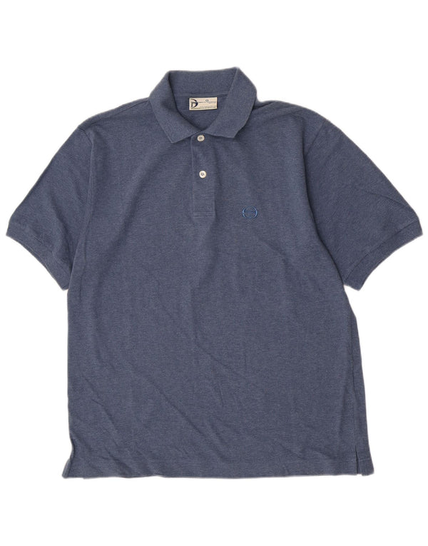 Polo da uomo Sergio Tacchini blu navy medio