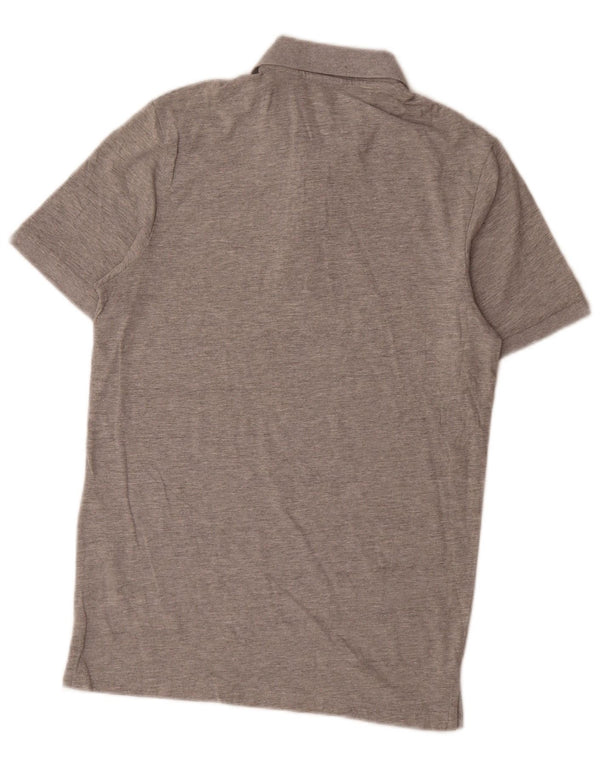 Polo da uomo Jack & Jones piccola in cotone grigio