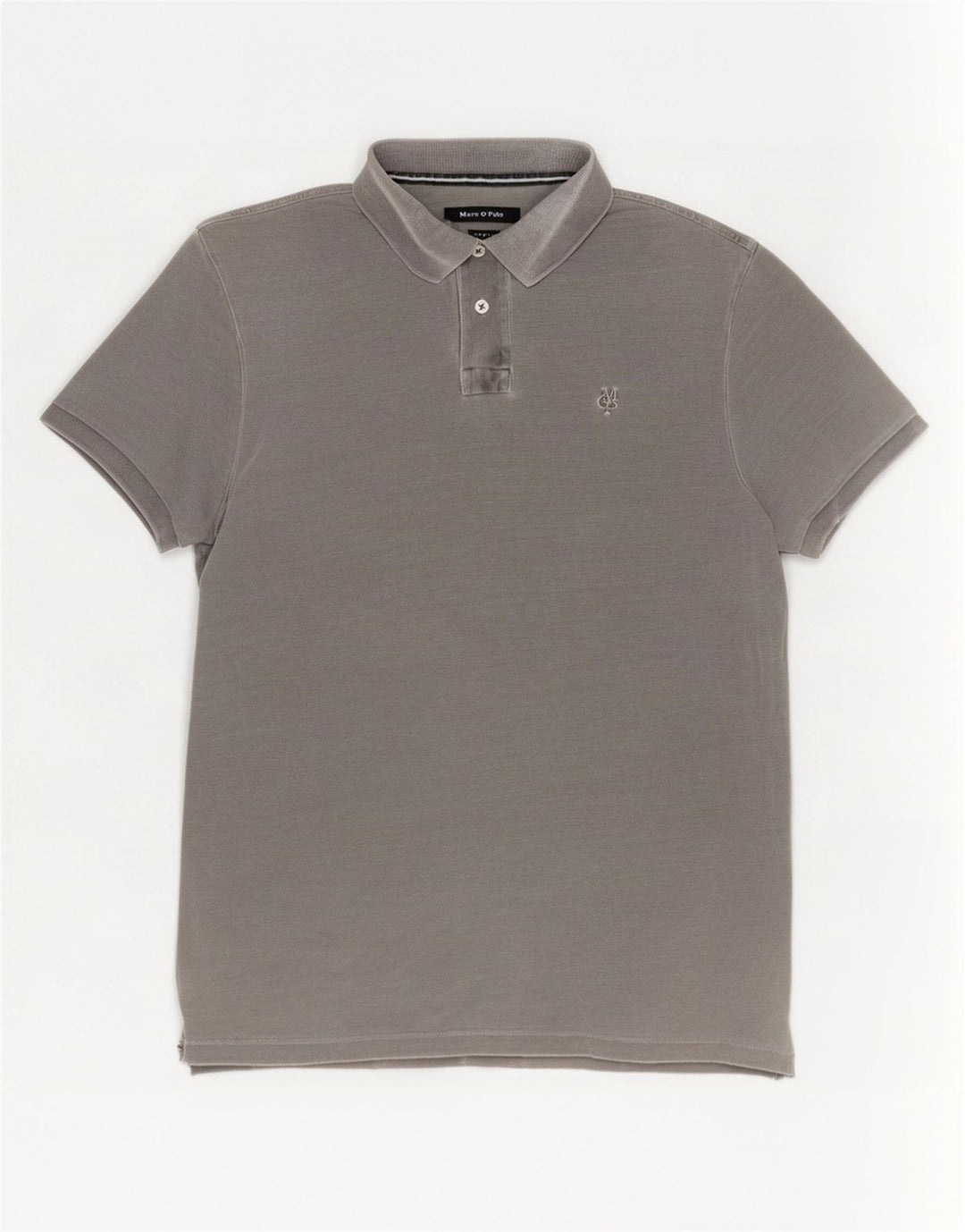 Polo da uomo Marc O'Polo XL in cotone grigio