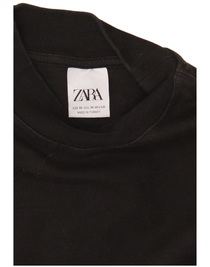 Felpa Zara Da Uomo Maglione Media Nera