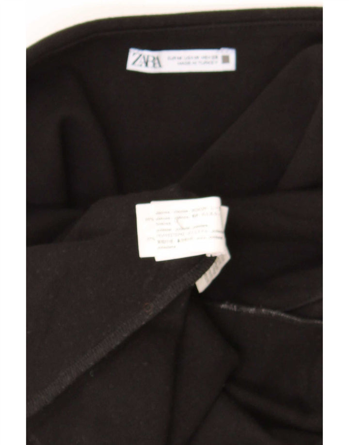 Abito senza spalline da donna Zara UK 12 viscosa nera media