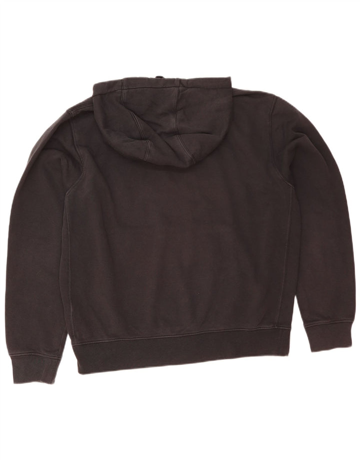 Felpa con cappuccio grafica Nike da uomo in cotone nero medio