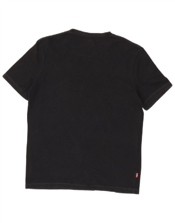 T-shirt da donna LEVI'S UK 12 media cotone nero