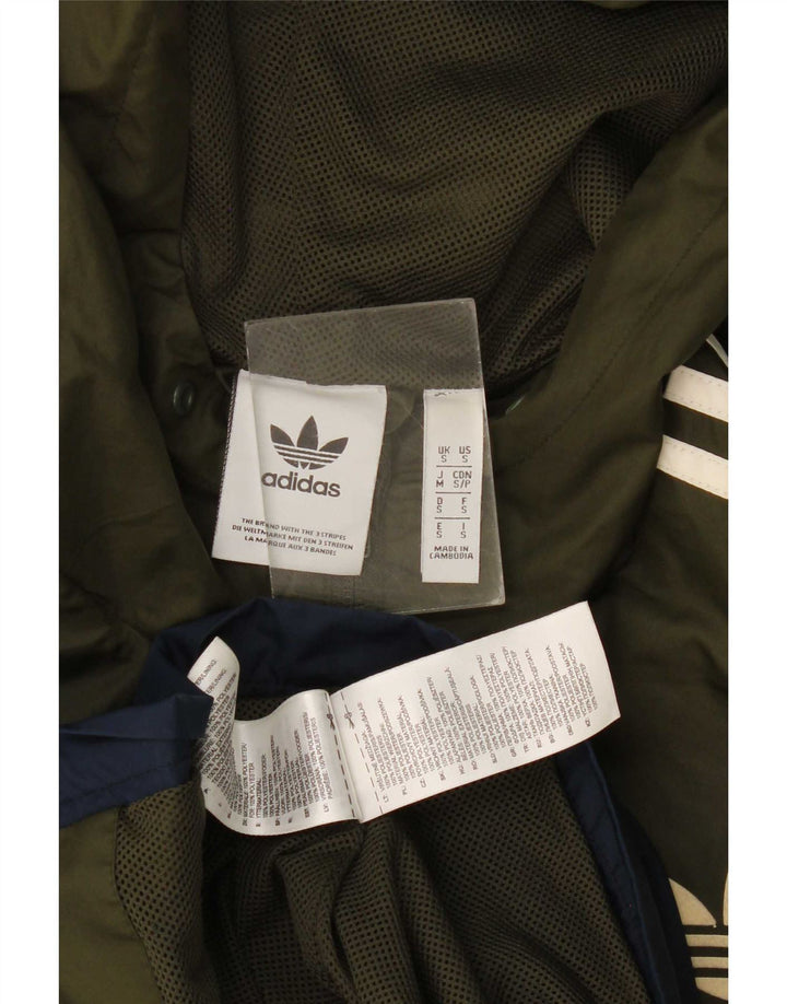 Adidas Tuta da uomo con cappuccio, giacca piccola multicolore Colourblock