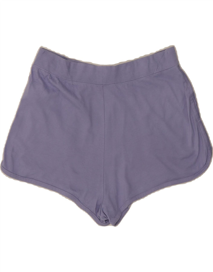NIKE Womens Sport Shorts UK 14 Large  Purple Polyester Vintage Nike and Second-Hand Nike from Messina Hembry 