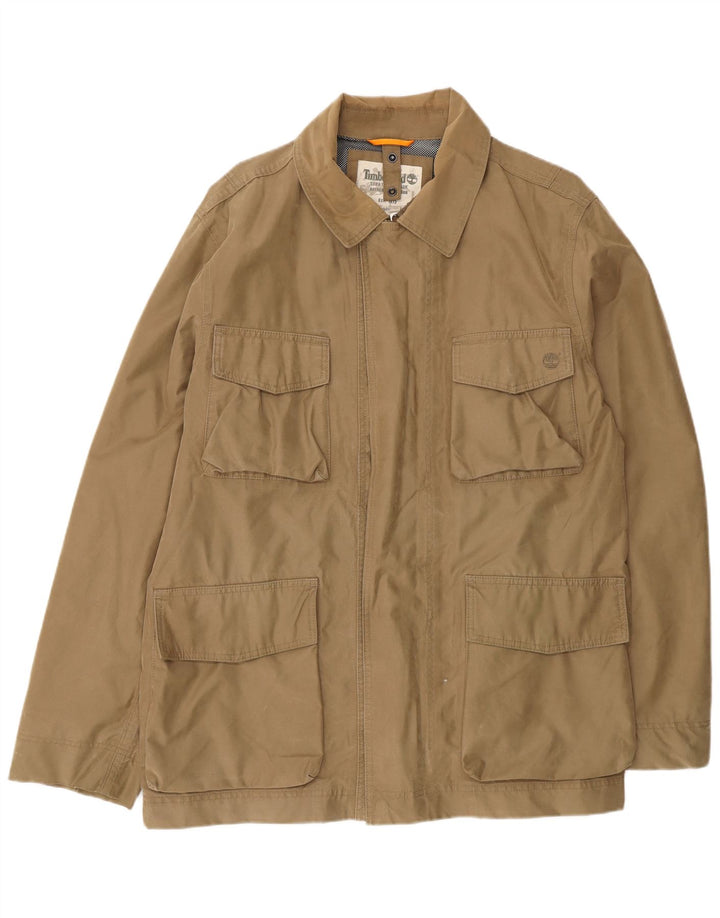 Giacca da uomo Timberland UK 40 Large Beige Cotton