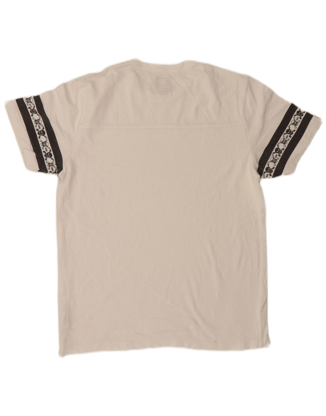 T-shirt grafica da uomo Vans Top in cotone color block bianco medio