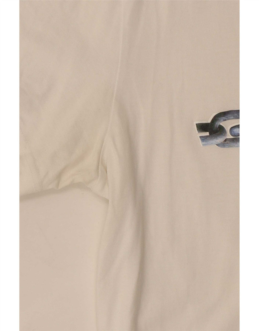 T-shirt grafica da uomo Diesel Top in cotone bianco medio