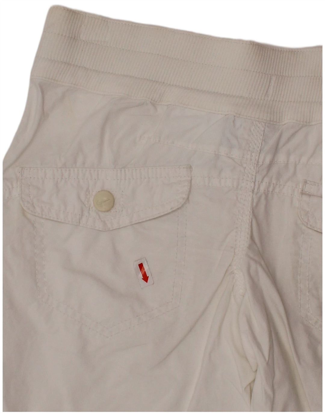Pantaloncini chino NIKE da ragazzo 8-9 anni piccoli W26 cotone bianco