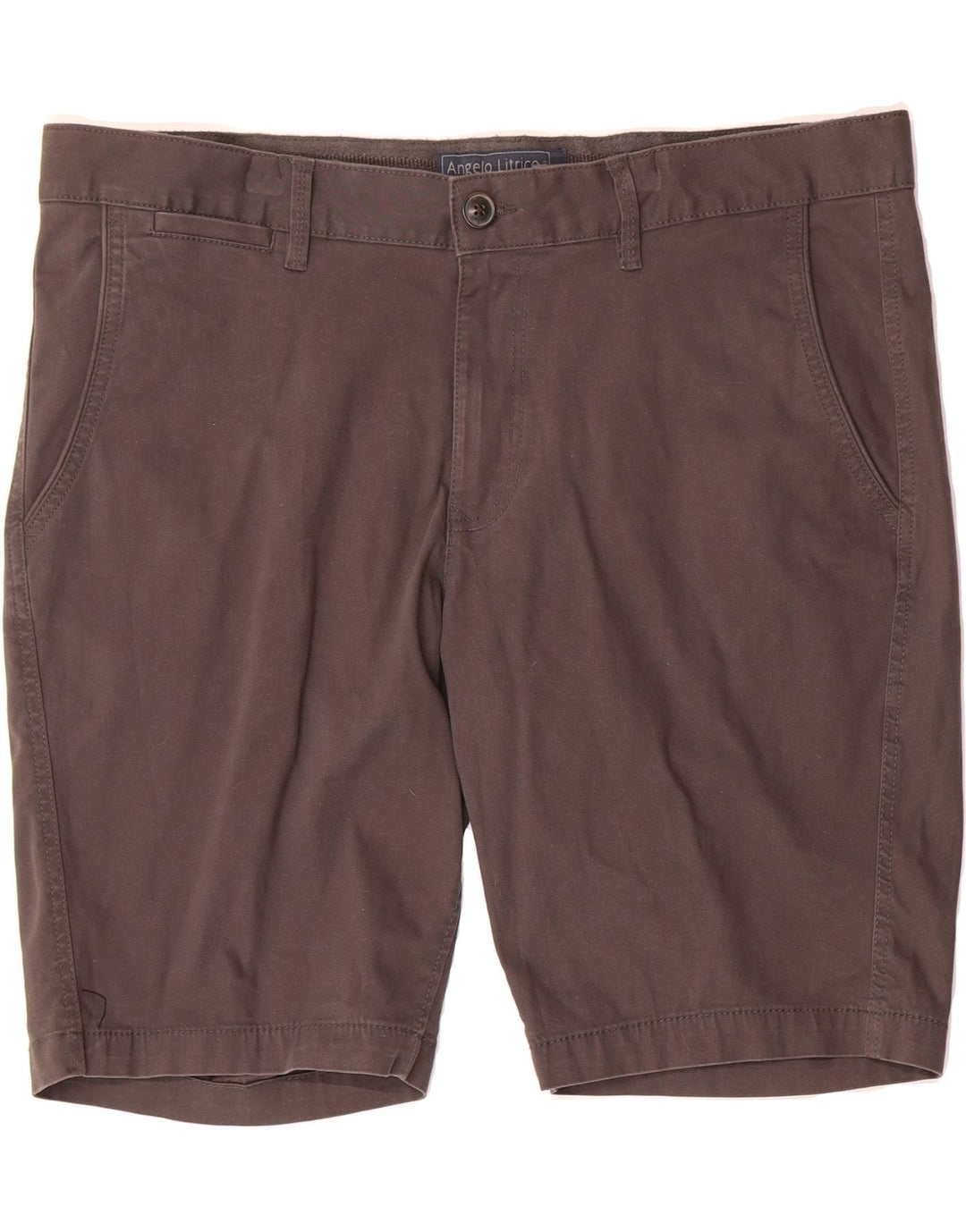 ANGELO LITRICO Mens Chino Shorts W38 XL  Grey Cotton Vintage Angelo Litrico and Second-Hand Angelo Litrico from Messina Hembry 