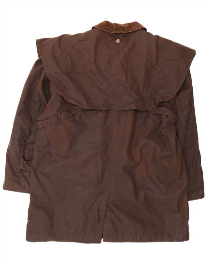 Giacca da uomo in cotone cerato Derby UK 40 grande marrone