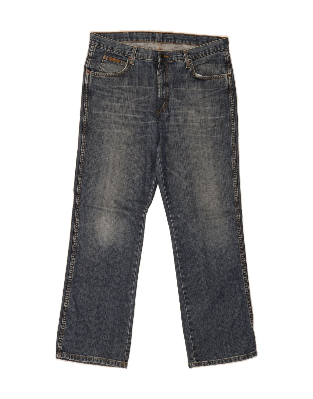WRANGLER Mens Straight Jeans W34 L30 Blue Cotton Vintage Wrangler and Second-Hand Wrangler from Messina Hembry 