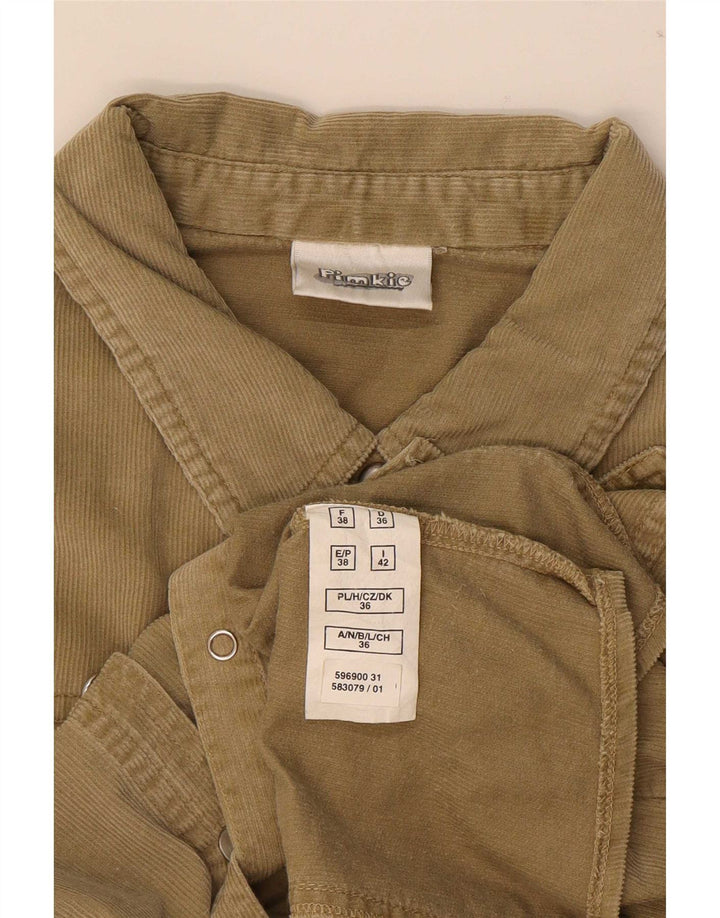 Camicia da donna in velluto a coste Pimkie EU 38 cotone kaki medio
