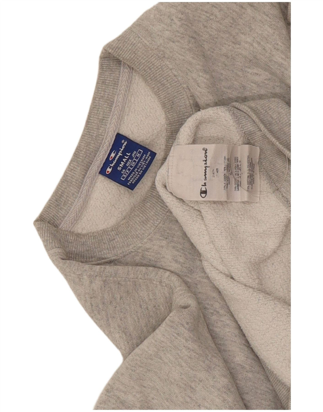 Felpa da uomo Champion Maglione piccolo cotone chiazzato grigio