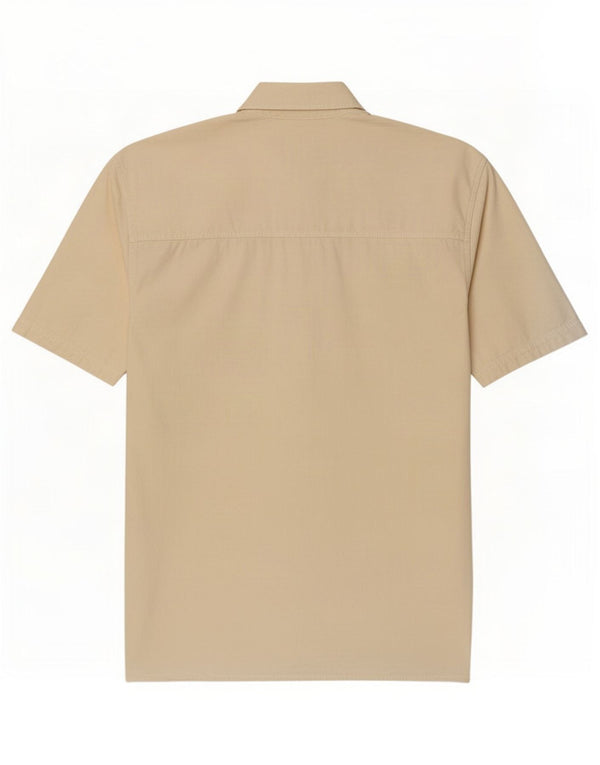 Camicia oversize a maniche corte da donna Trussardi Jeans UK 10 Small Beige