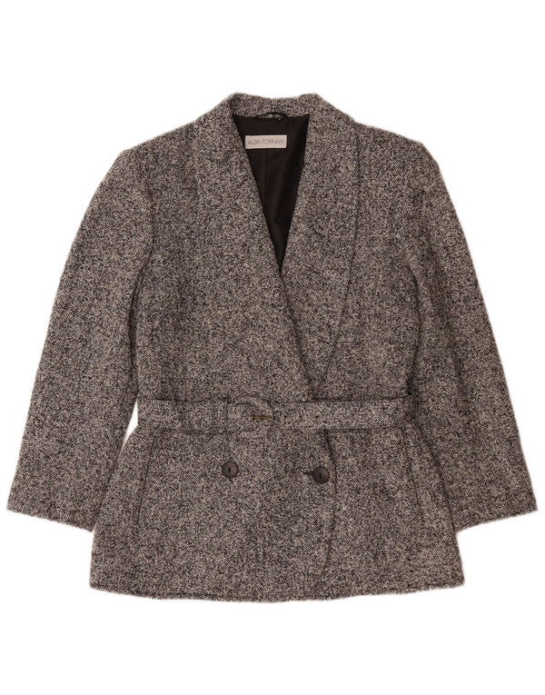 Giacca Blazer Donna Alba Fornari IT 46 Large Grigio Spinato