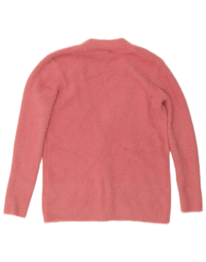 Maglione cardigan da donna Lipsy UK 12 Nylon rosa medio