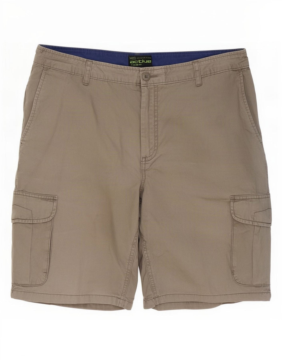 Pantaloncini cargo Marks & Spencer da uomo vestibilità regolare W36 grandi grigi
