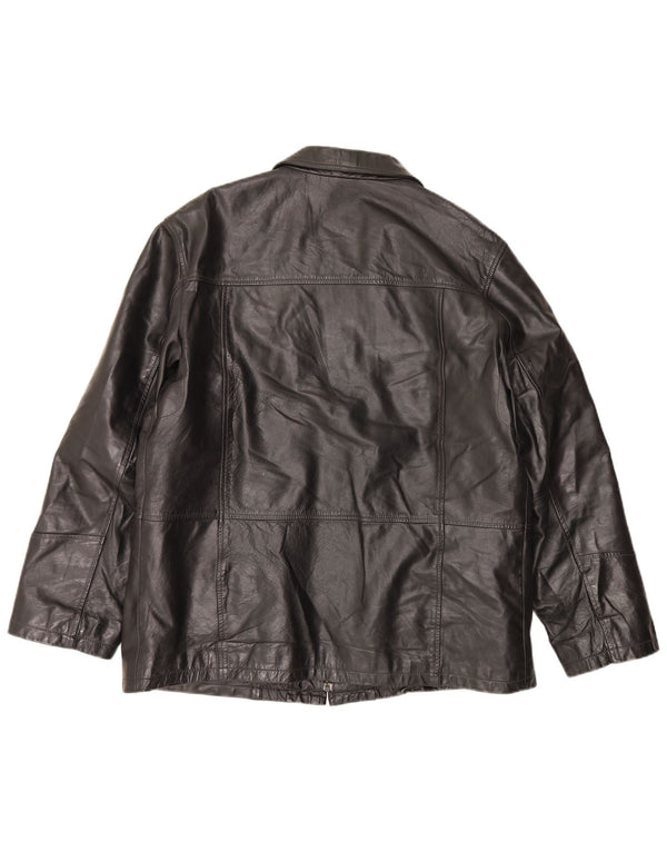 Giacca in Pelle Uomo Conbipel IT 56 2XL Nera
