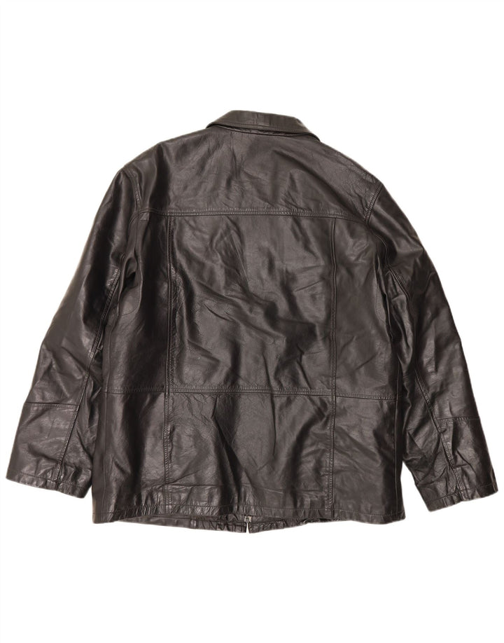 Giacca in Pelle Uomo Conbipel IT 56 2XL Nera