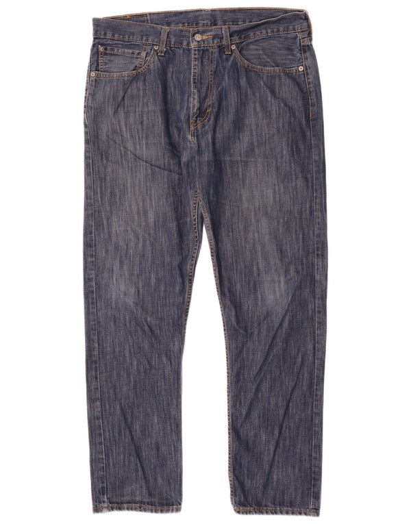 Levi's Uomo 508 Jeans affusolati regolari W34 L30 Blu Navy