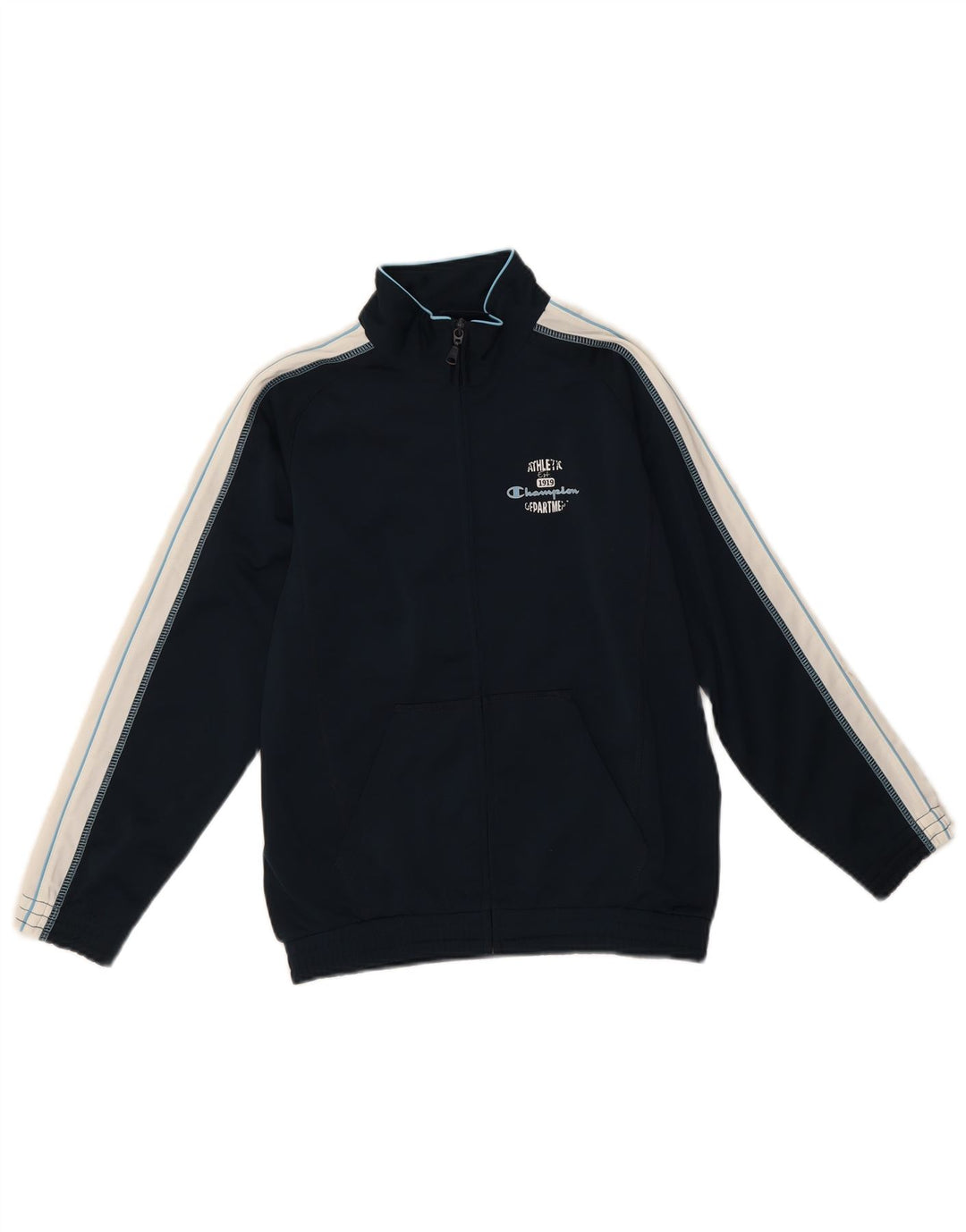 Giacca superiore della tuta da ragazzo Champion 9-10 anni, colore blu navy medio