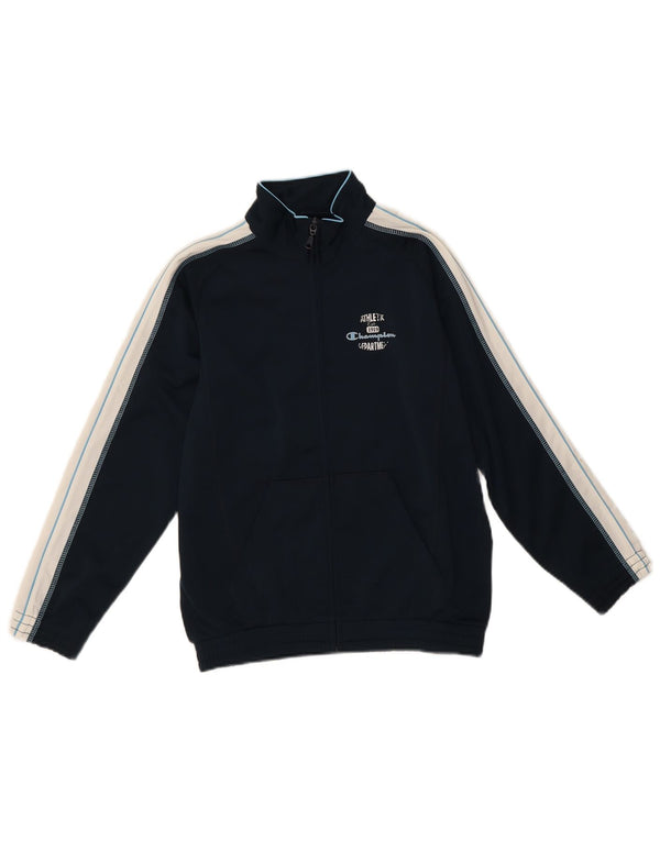 Giacca superiore della tuta da ragazzo Champion 9-10 anni, colore blu navy medio
