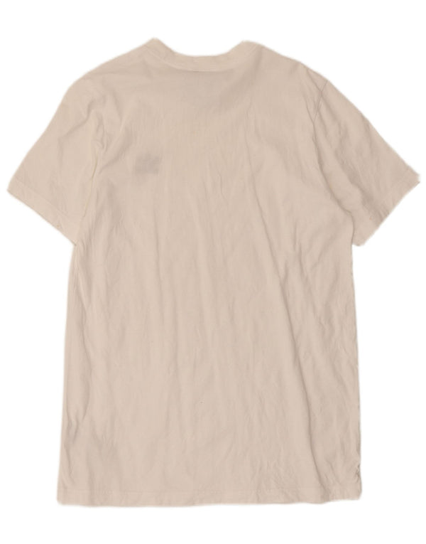 T-shirt da uomo Adidas Top Small in cotone bianco