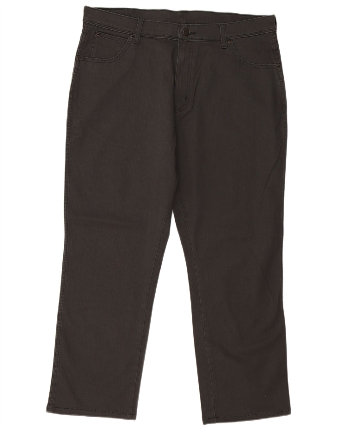 Jeans dritti da uomo Wrangler W38 L30 cotone grigio