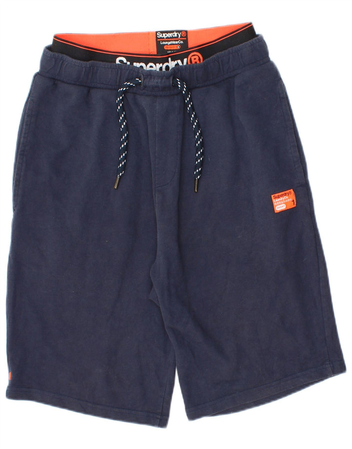 Pantaloncini sportivi da uomo Regular Fit Superdry Small Blu Navy