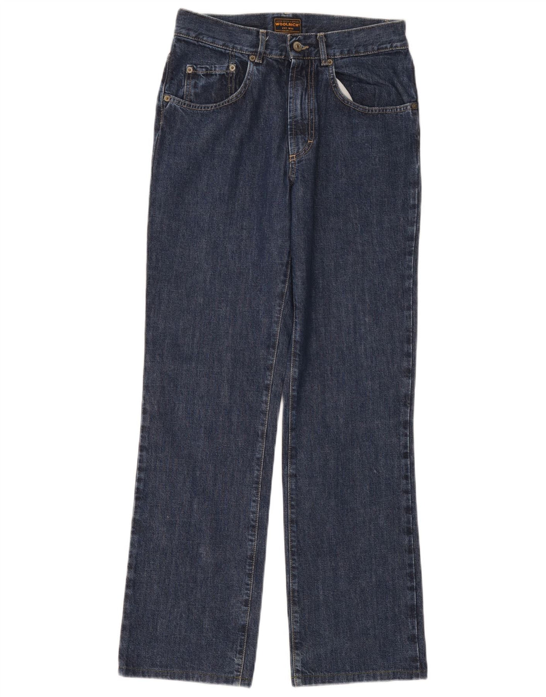 Jeans dritti da donna Woolrich W30 L32 cotone blu