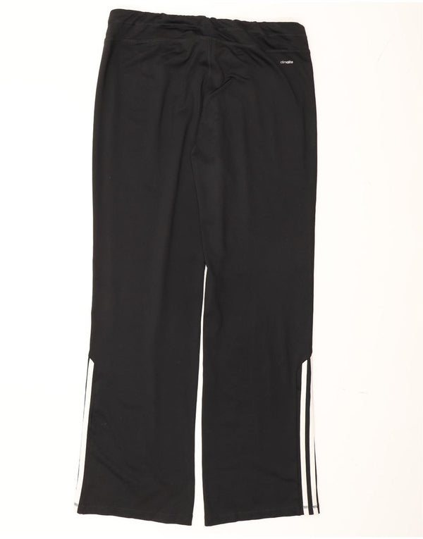 Pantaloni da tuta Adidas Climalite da donna UK 16/18 Large Nero Poliestere
