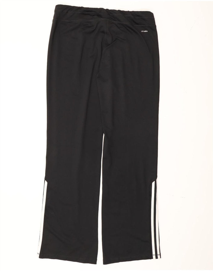 Pantaloni da tuta Adidas Climalite da donna UK 16/18 Large Nero Poliestere
