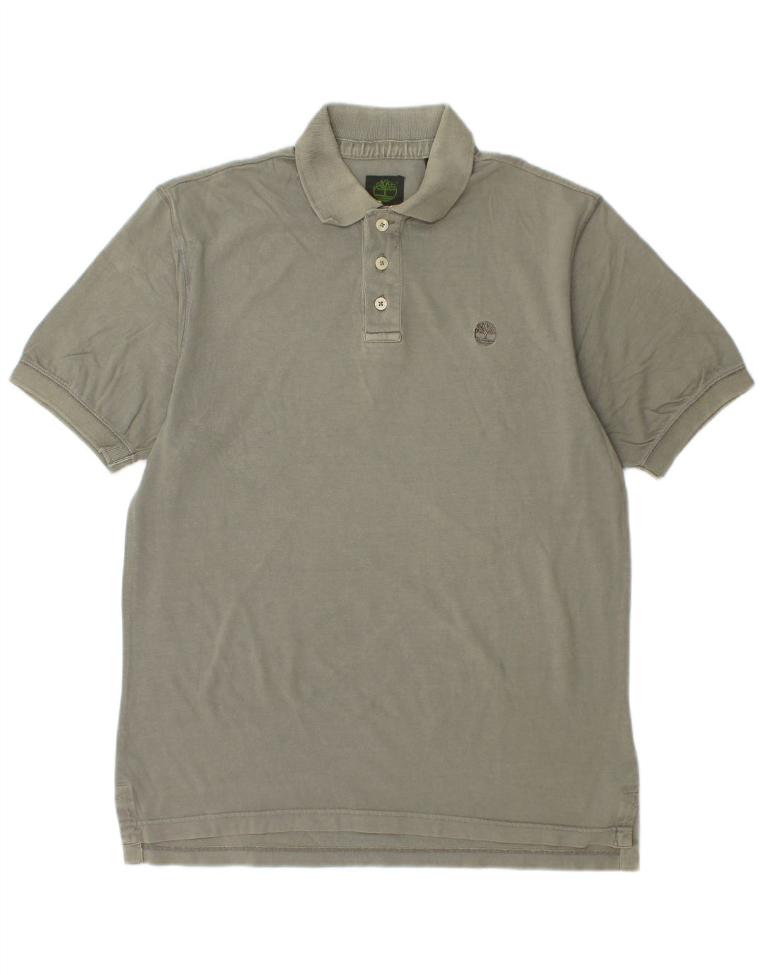 Polo da uomo TIMBERLAND piccola in cotone kaki