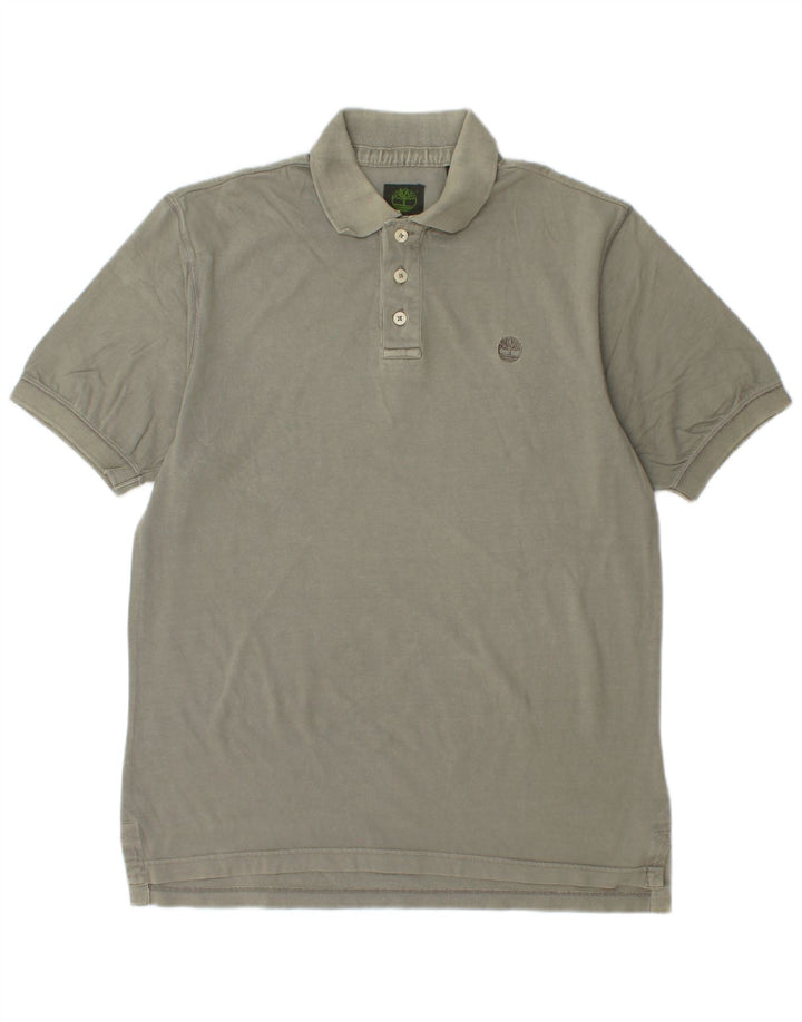 Polo da uomo TIMBERLAND piccola in cotone kaki