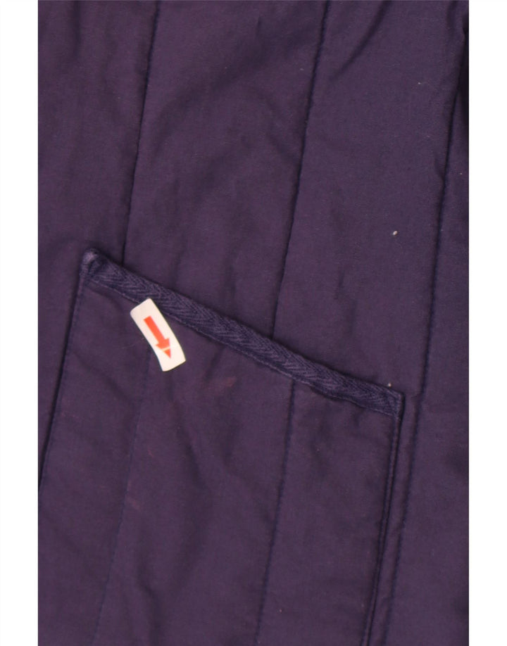 Giacca trapuntata da donna Fat Face UK 18 XL Cotone blu navy