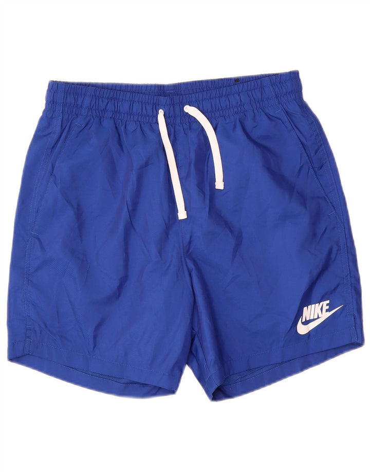 Pantaloncini da bagno Nike da uomo piccoli in poliestere blu