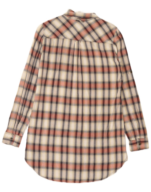 Abito camicia da donna G-Star UK 10 Piccolo cotone scozzese multicolore