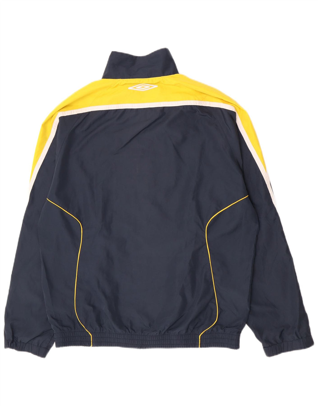 Giacca da ginnastica da uomo Umbro XL XL in poliestere color block blu navy