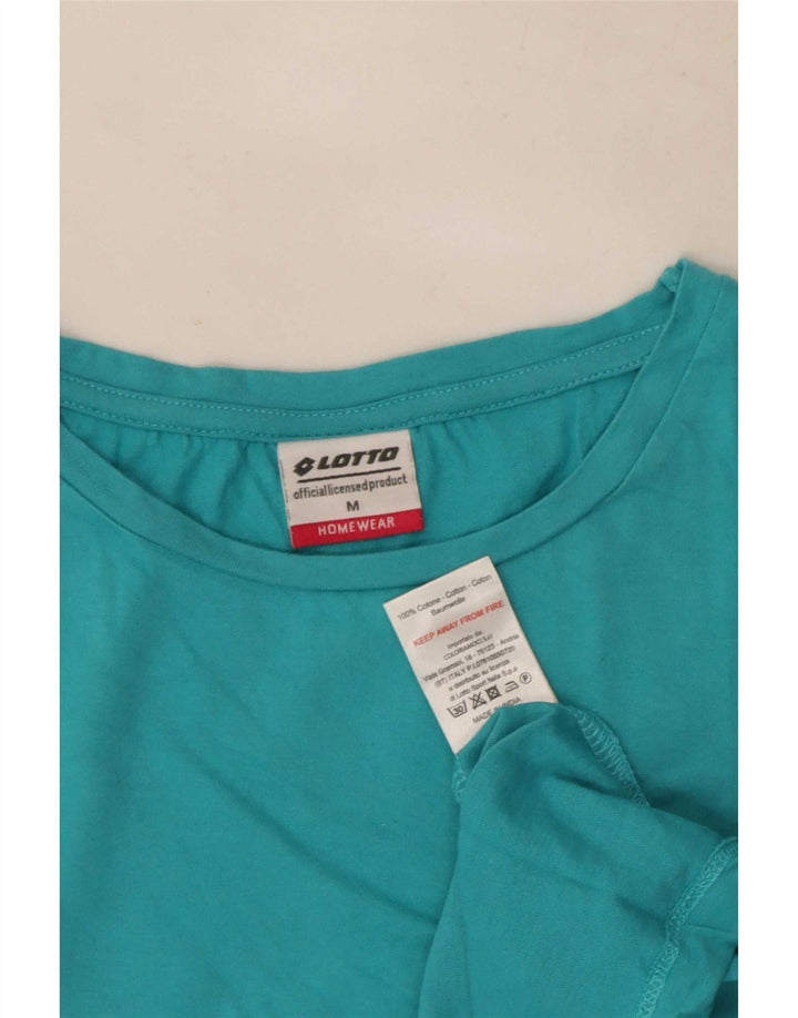 T-shirt da donna Lotto Top UK 14 cotone blu medio