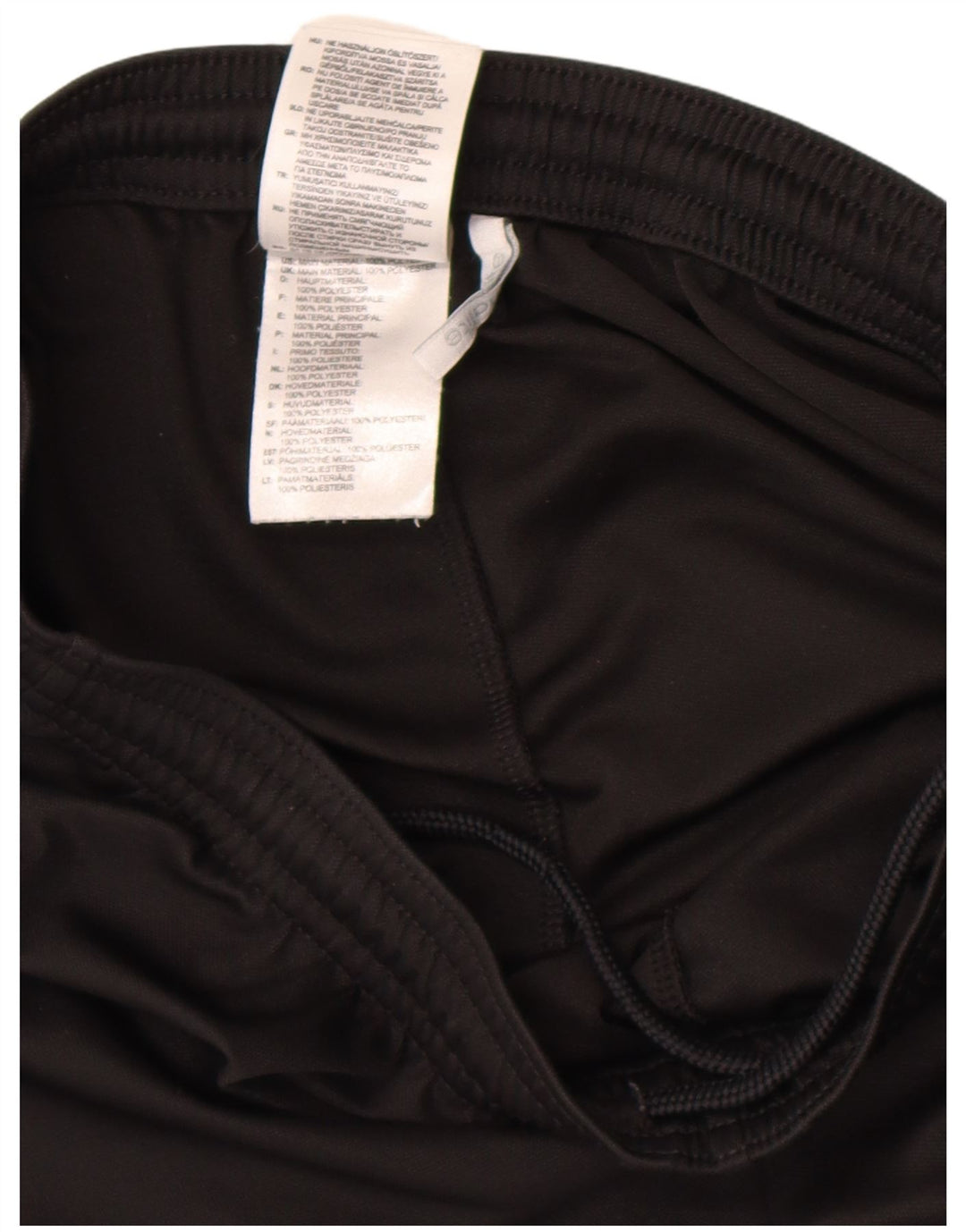 Pantaloncini sportivi Adidas Climalite da uomo piccoli in poliestere nero