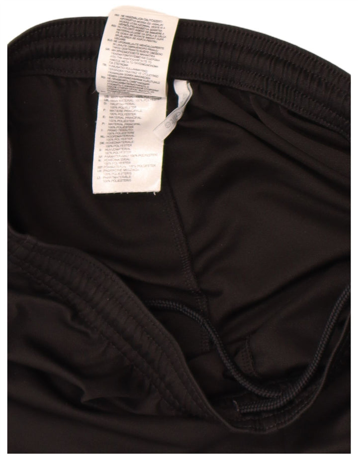 Pantaloncini sportivi Adidas Climalite da uomo piccoli in poliestere nero